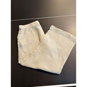 Natural Reflections XXL  Wide Leg Pants 100% Cotton Crinkle Coastal